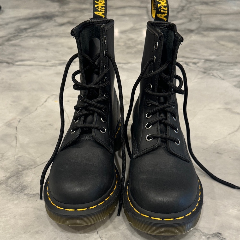 Dr. Martens Black Leather Boots